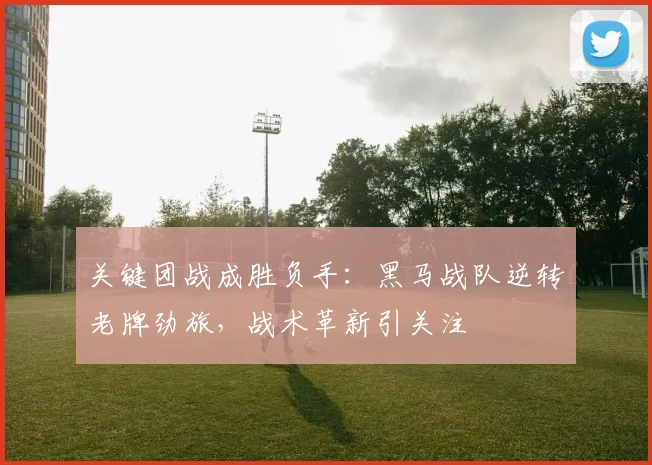关键团战成胜负手：黑马战队逆转老牌劲旅，战术革新引关注